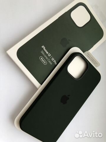 Чехол silicone case на iPhone 12 pro Cyprus Green