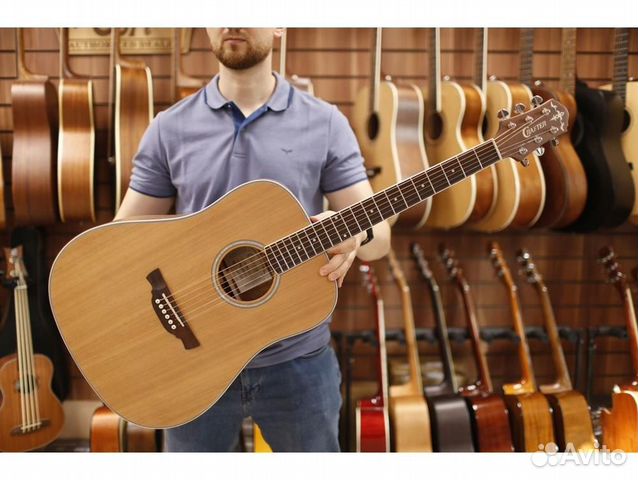 Crafter D-7/nс акустическая гитара с чехлом