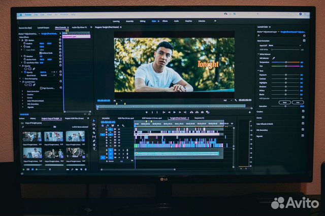 Монтаж видеороликов