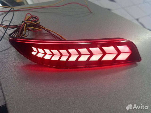 Светодиодные катафоты заднего бампера Приора 2