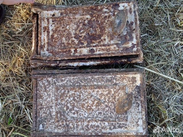 Дверца для печки бу 3 шт