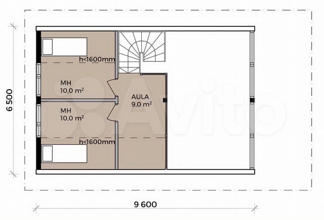 Коттедж 168 м² на участке 15 сот.