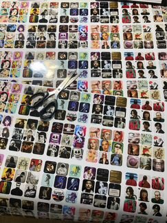 Печать наклеек этикеток стикеров оптом любой формы