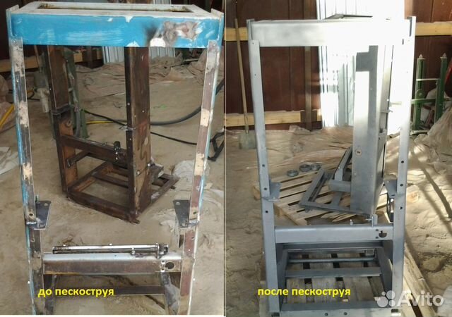 Пескоструйная обработка металлоконструкций