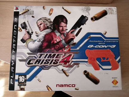 Игра Time Crisis 4 + Пистолет G-Con Gun для PS3