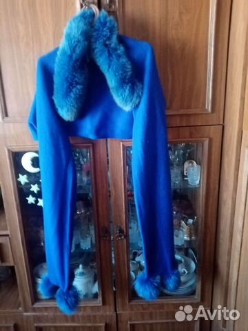 Палантин с мехом, песец