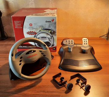 Игровой руль и педали Genius Speed Wheel 3