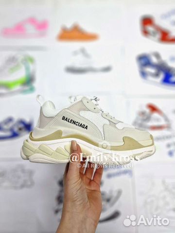 Balenciaga Triple S Кроссовки На Шнуровке