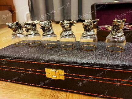 Бронзовые стопки перевертыши. Арт. 090