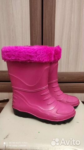 Резиновые сапоги для девочки 30