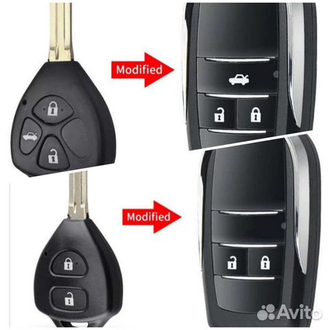 Корпус ключа toyota