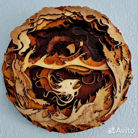 Панно из дерева