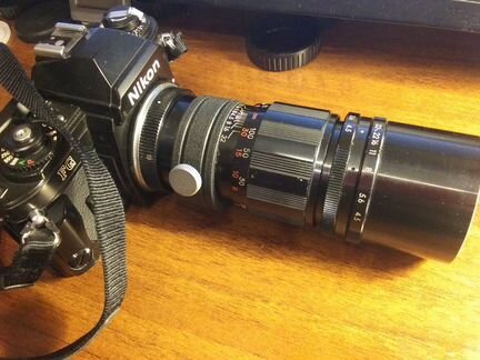 Spiratone TC 200mm 4.5 Nikon F 16 лепестков