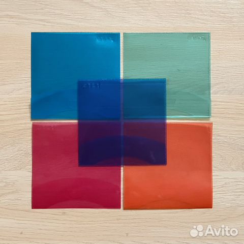 Конверты для CD/DVD пластиковые разноцветные