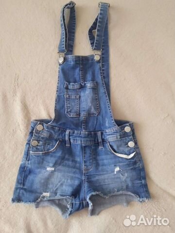 Полукомбинезон джинсовый XXS (38)