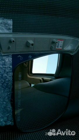 Зеркальный элемент правый на Hyundai(KIA) Santafe