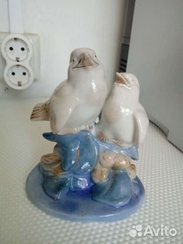 Статуэтка СССР Песнопение Старая Гжель