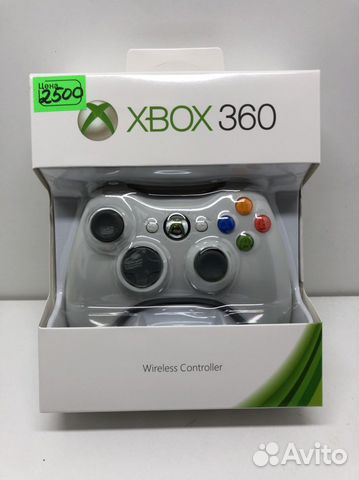 Геймпад Xbox 360 беспроводной Белый