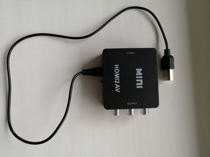 PS4 PS3 PC Адаптер hdmi to AV 3RCA - Mini hdmi2AV