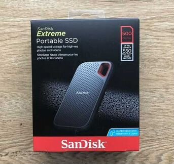Внешний SSD Sandisk Extreme Portable 500Gb (Новый)