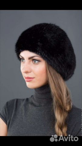 Берет норка новый