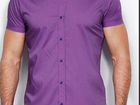 Рубашка мужская Фиолетовая мужская рубашка