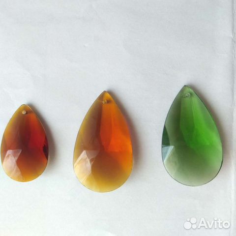 Подвески для люстры капли, листья