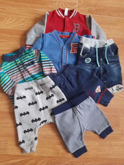 Фирменная одежда пакетом для малыша