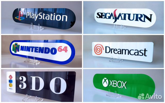 Playstation / Xbox / Nintendo 64 / Dreamcast знаки