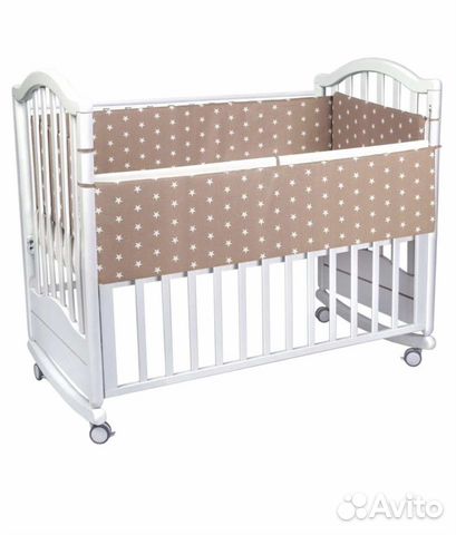 Бортики на кроватку (новые) + кокон