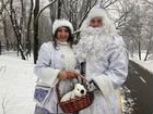 Дед Мороз и Снегурочка новогодние поздравление на
