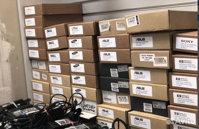 Магазин. Новые зарядные устройства для ноутбуков