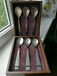 Столовый набор десертных ложек СССР