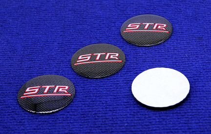 Комплект 3D наклеек колпачка диска STR 56 мм