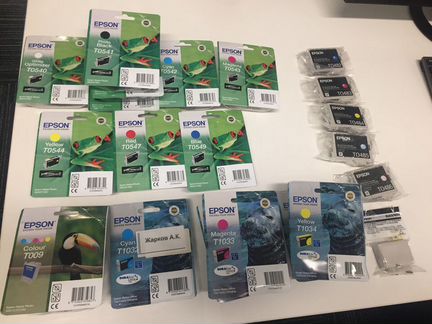 Оригинальные картриджи Epson