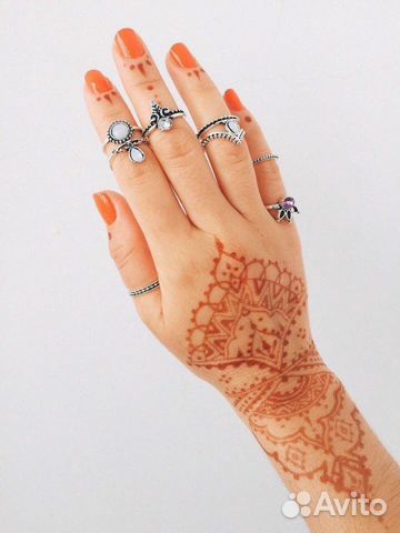 Мехенди-роспись хной