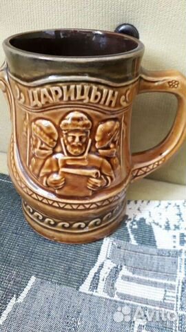 Кружка пивная.Высота 25см, внутренний диаметр 9см