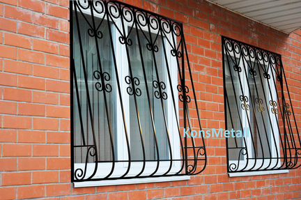 Установка решеток на окна RP 8