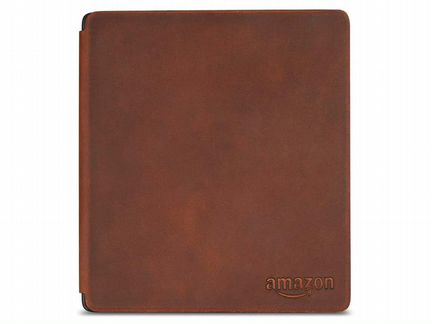 Обложка для Kindle Oasis коричневая кожаная