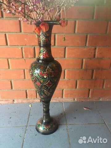 Индийская ваза 75см