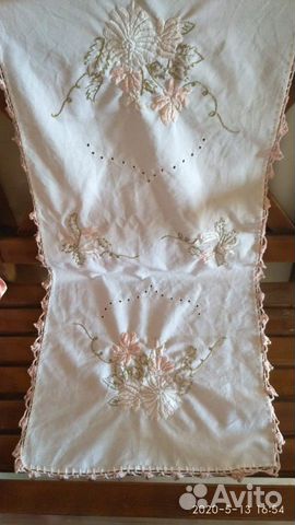 Винтаж. Салфетка с вышивкой
