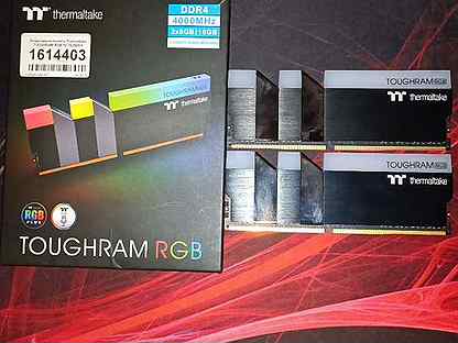 Оперативная память termaltake toughram rgb 16gb