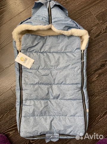 Зимний конверт в прогулочную коляску