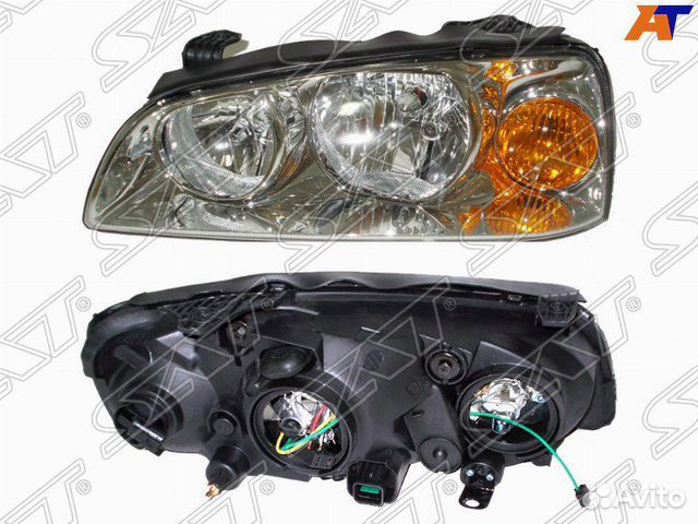 Фара hyundai elantra 03-06 хром Хёндай Элантра