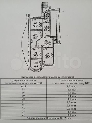 Офис, прямая аренда от собственника, 101.7 м²