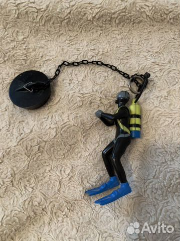 Пробка игрушка для ванны аквалангист