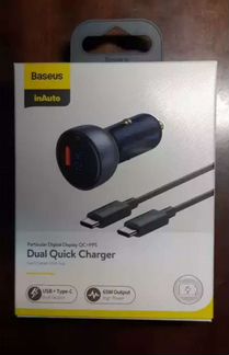 Автомобильное зарядное устройство Baseus 65 Вт