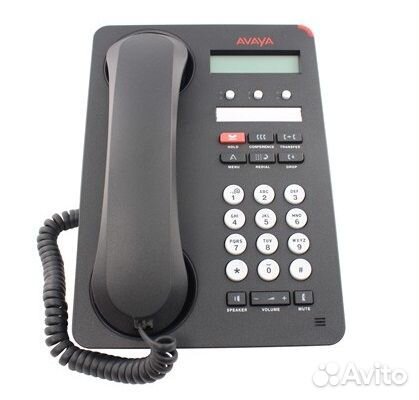 Avaya 1603SW-I BLK-Цифровой телефон с коммутатором