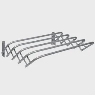 Сушилка настенная складная новая 90 см серебристая