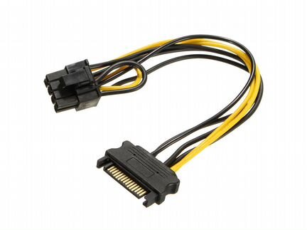 Кабель питания SATA на 8pin